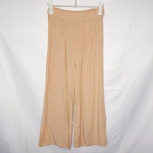 Sadie & Sage Mustard Stripe Waistband Ankle Pants
